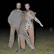 Trump's Sons iwth a Leopard they killed for Sport